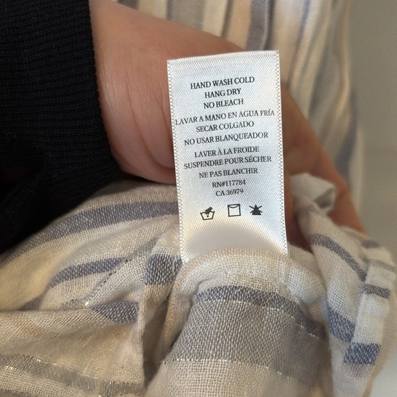 Rails Jasmine Fiji Stripe Long Sleeve Dress - M - Picture 10 of 11